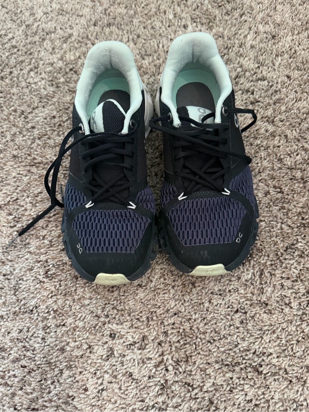 On Running Women’s Black, Navy & Mint Cloud-Style Athletic Shoes
